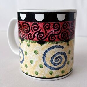 Vintage 1997 Sakura Confetti Mug John Zak